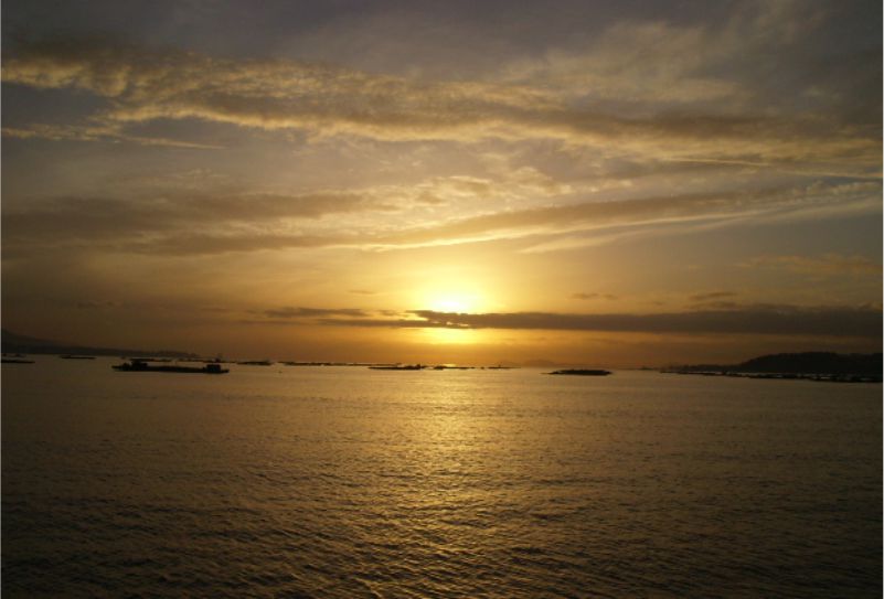 Puesta de sol desde Casa La Garita