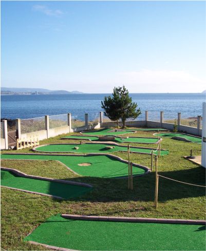 Minigolf en Casa La Garita